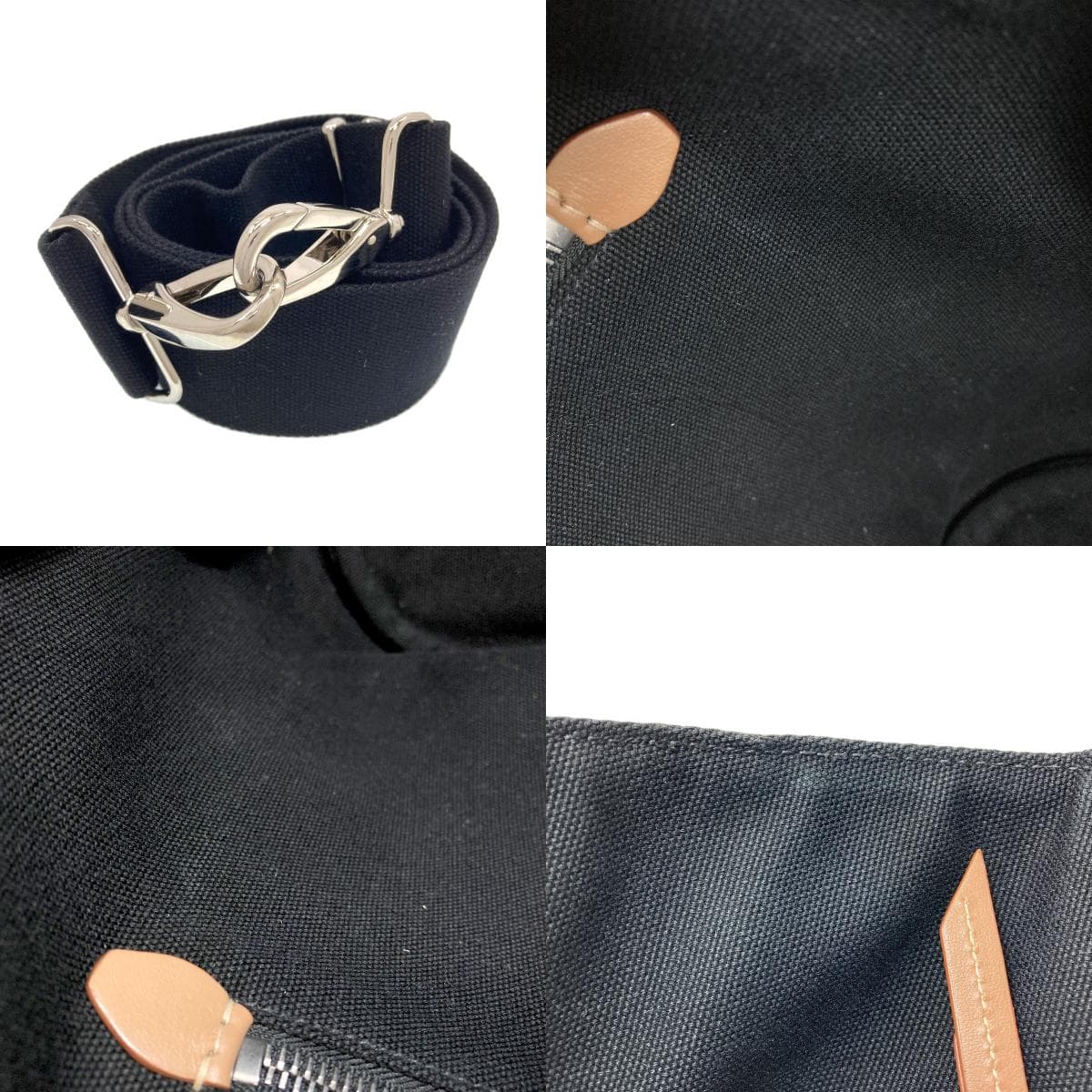 Prada 1BG163 Canapa Tote 2-Way Tote Bag, Canvas, Women's [Pre-owned] [PRADA] 1BG163 7