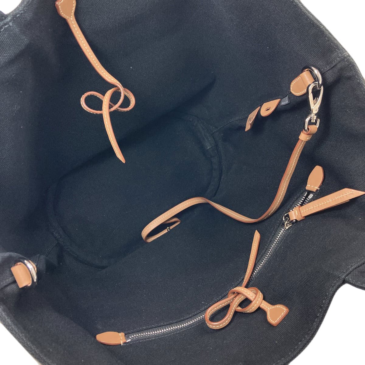 Prada 1BG163 Canapa Tote 2-Way Tote Bag, Canvas, Women's [Pre-owned] [PRADA] 1BG163 5