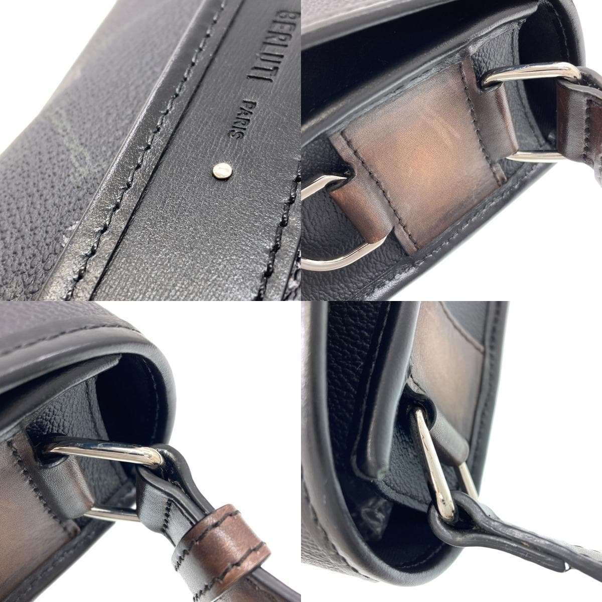 Berluti Logo Shoulder Bag PVC Ladies [Used] [Berluti] 8