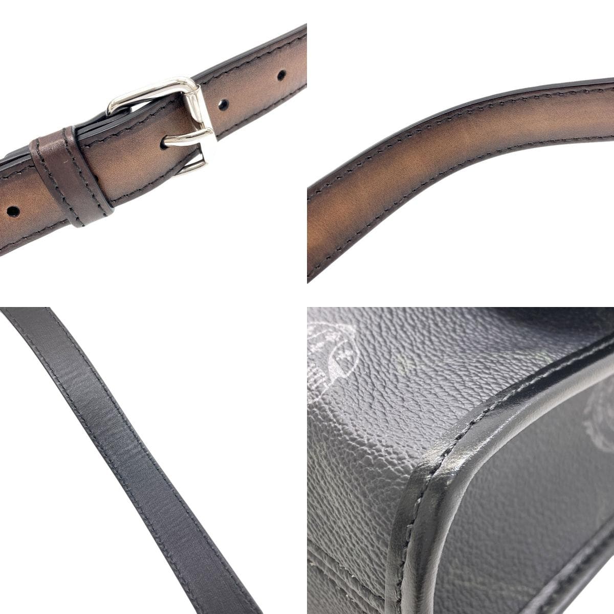 Berluti Logo Shoulder Bag PVC Ladies [Used] [Berluti] 9