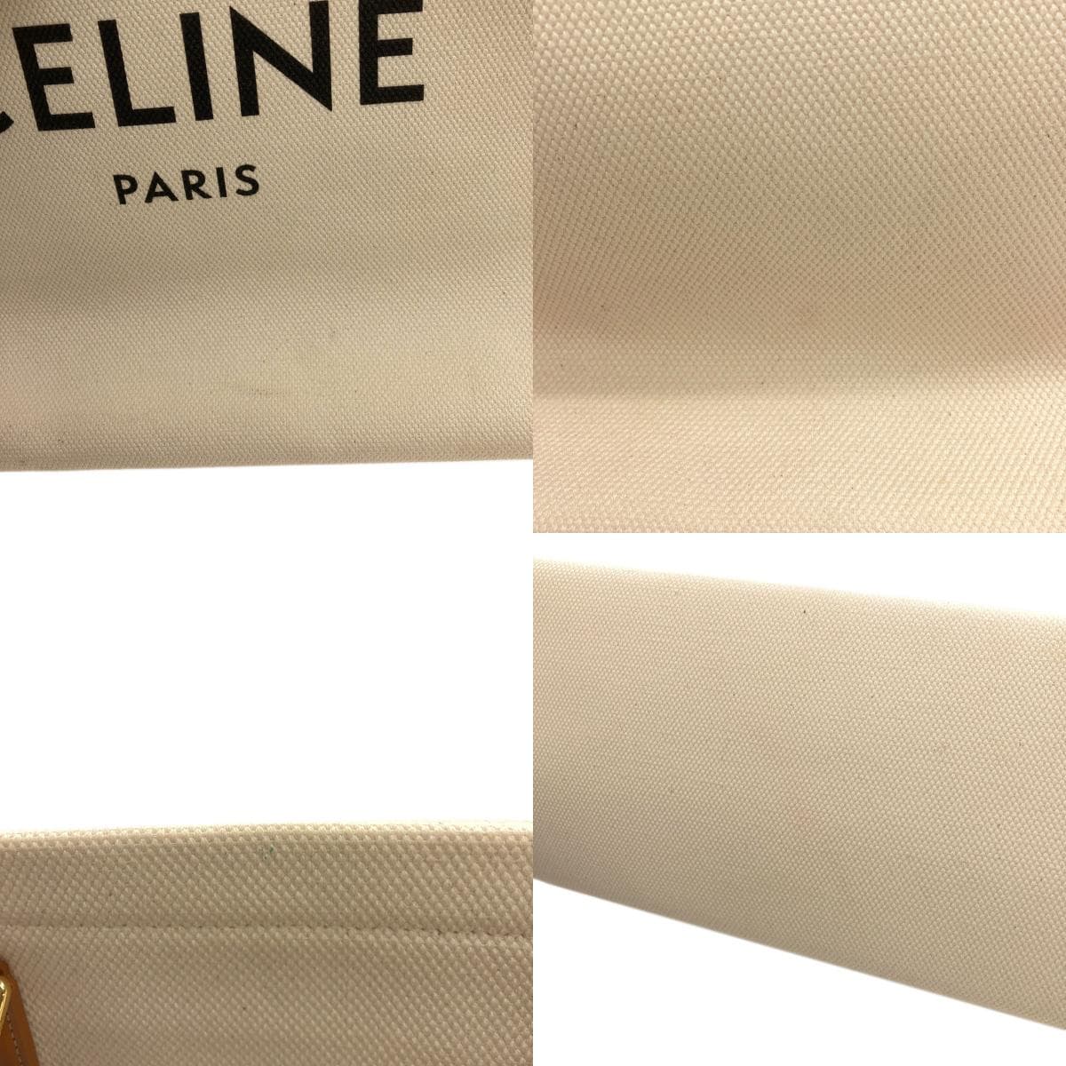 Celine Horizontal Cabas Tote Bag, Canvas, Women's [Pre-owned] [CELINE] 8