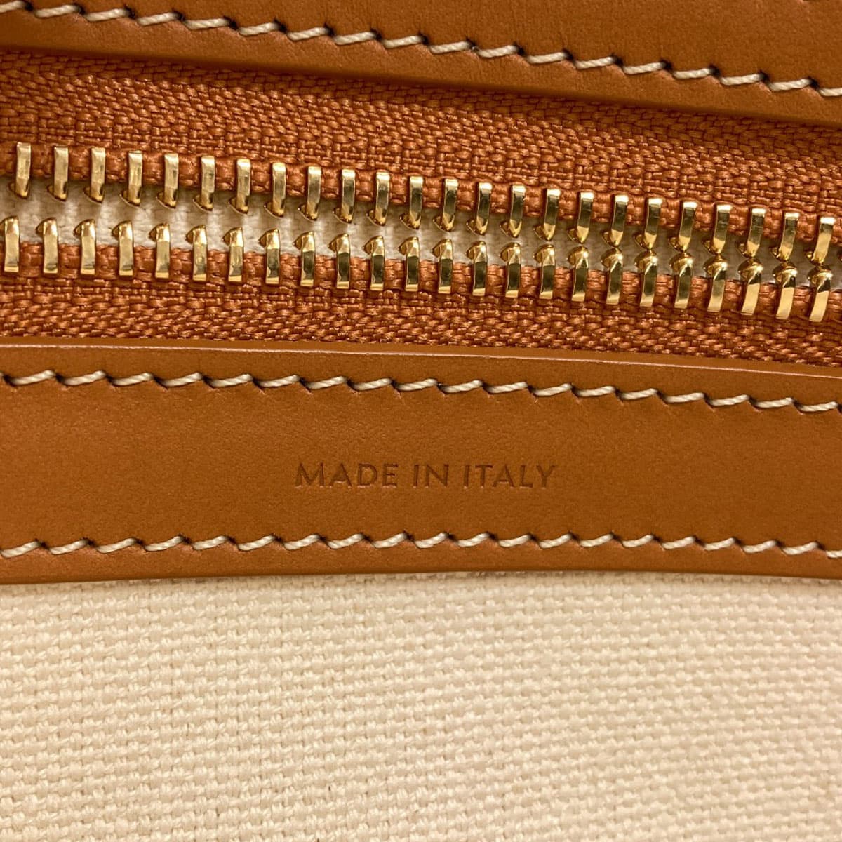 Celine Horizontal Cabas Tote Bag, Canvas, Women's [Pre-owned] [CELINE] 6