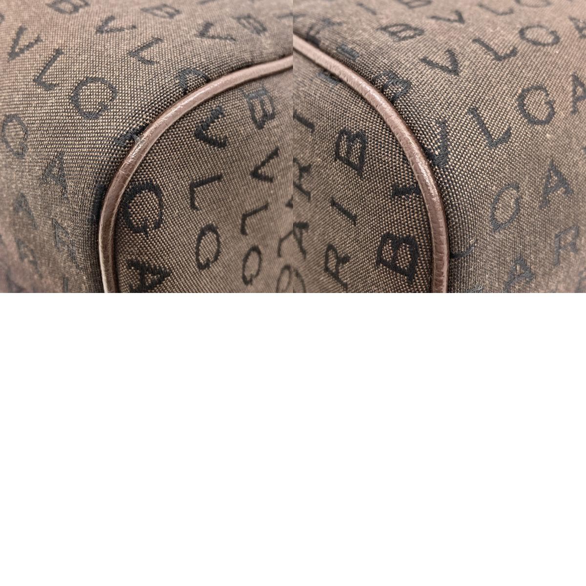 Bulgari Logo Mania Handbag Canvas Ladies [Used] [BVLGARI] 10