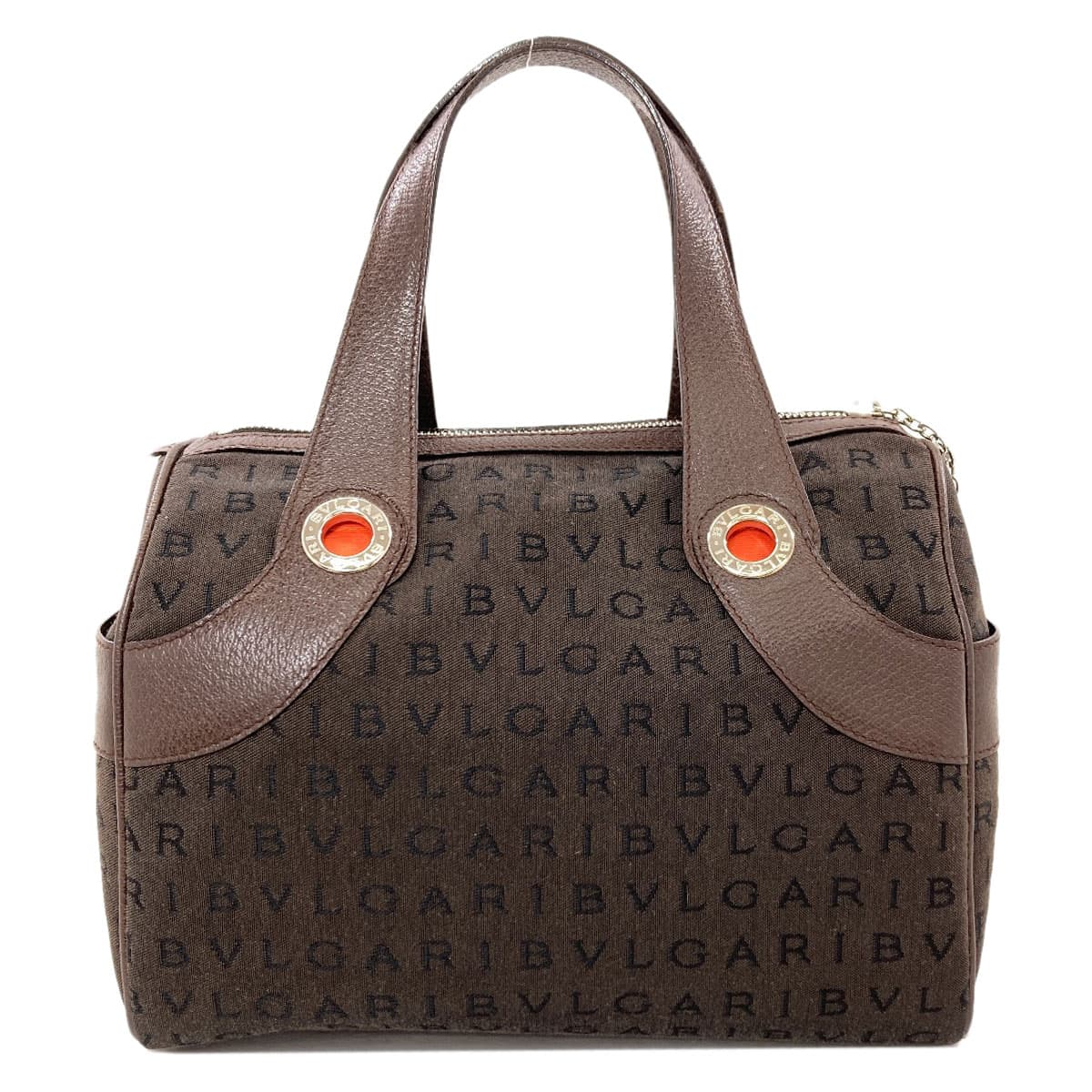 Bulgari Logo Mania Handbag Canvas Ladies [Used] [BVLGARI] 2