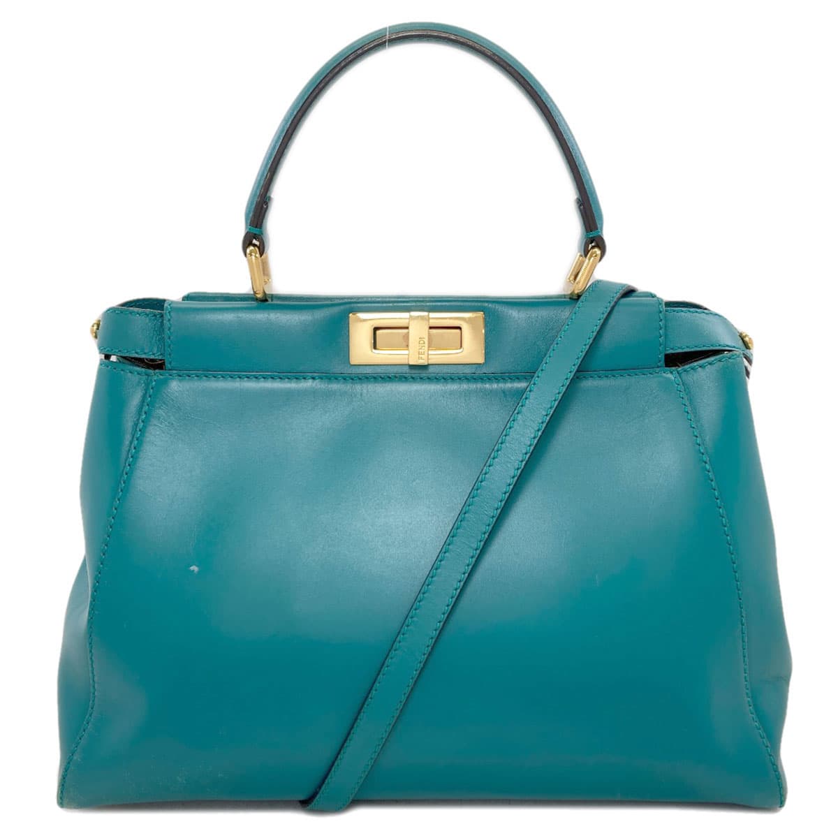 Fendi Peekaboo 2-Way Handbag, Calfskin, Women's [Pre-owned] [FENDI]