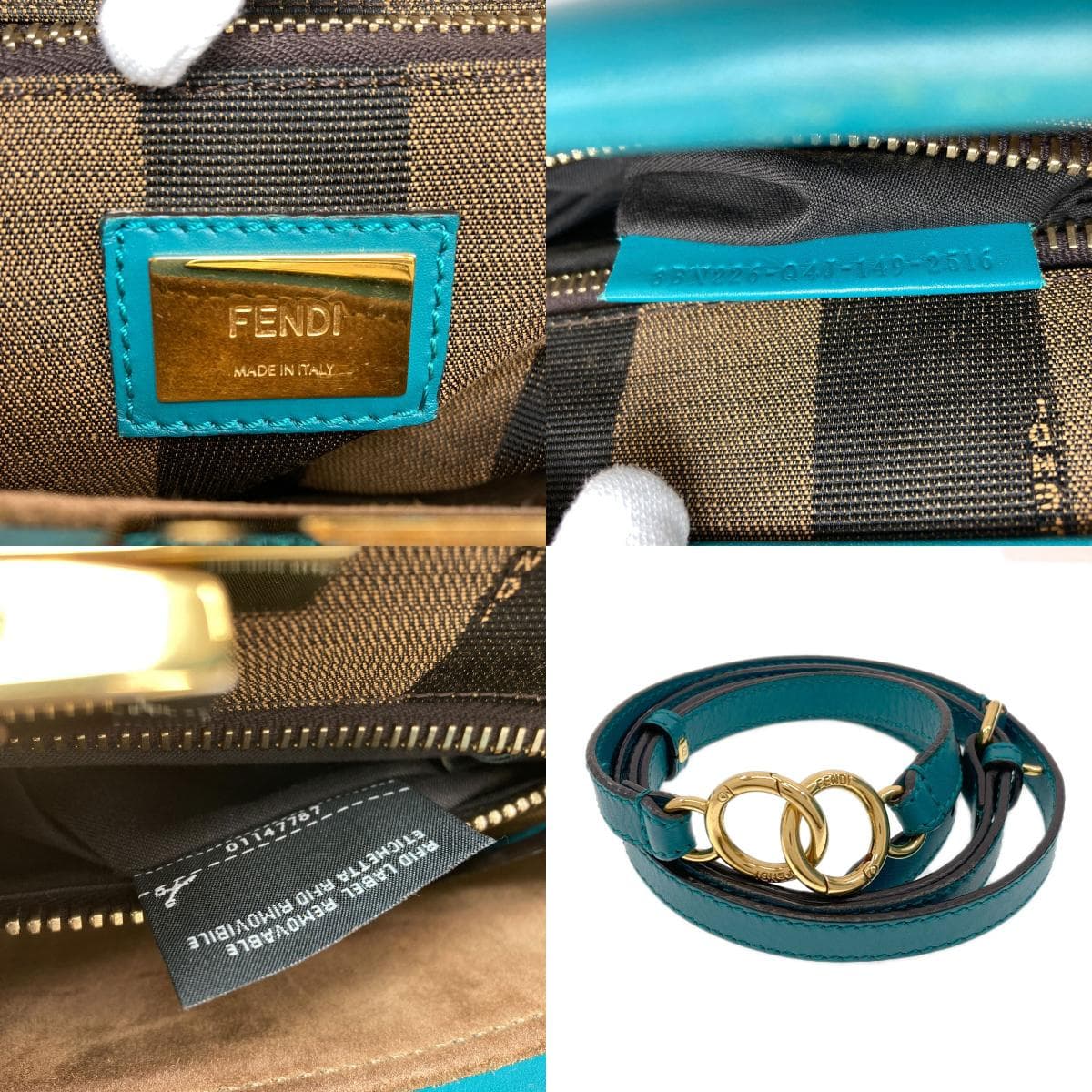 Fendi Peekaboo 2-Way Handbag, Calfskin, Women's [Pre-owned] [FENDI] 4