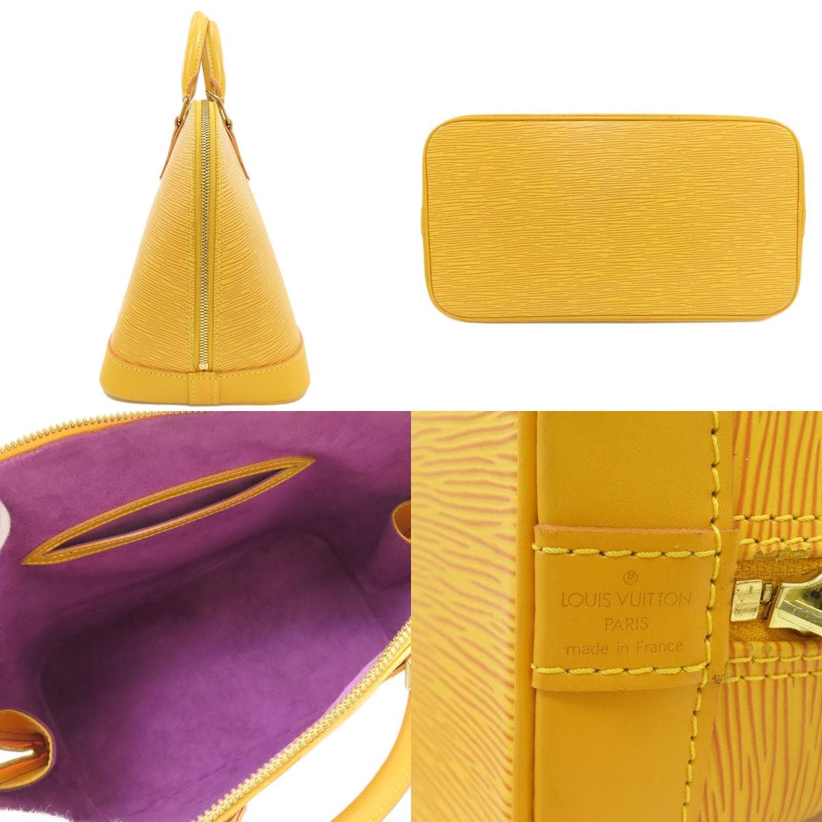 Louis Vuitton M52149 Alma Handbag, Epi Leather, Women's [Pre-owned] [LOUIS VUITTON] M52149 3