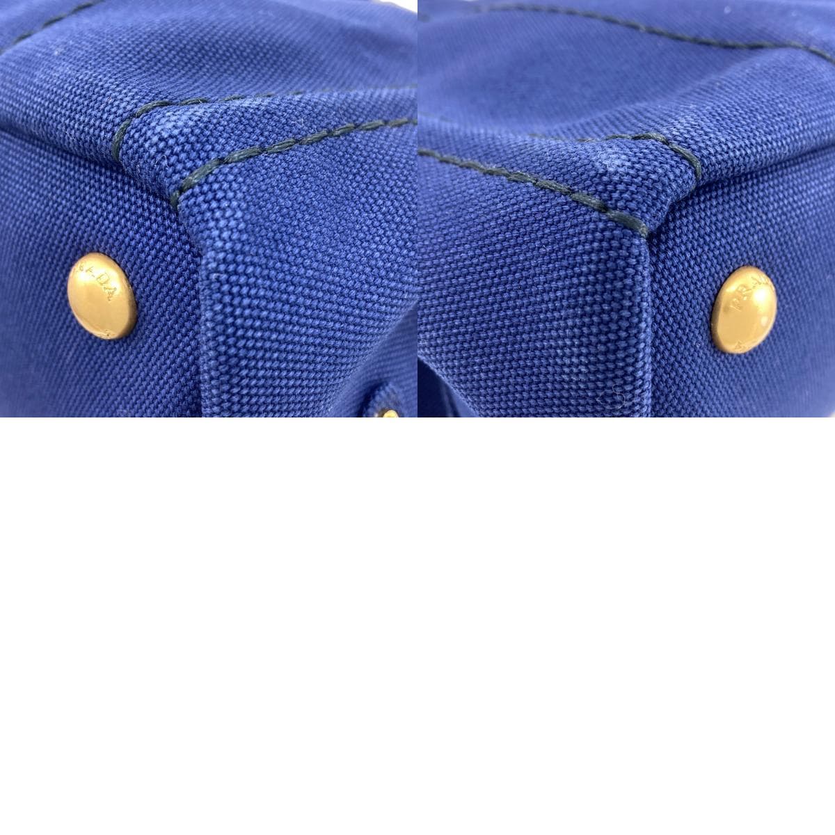 Prada Canapa Mini 2-Way Handbag, Canvas, Women's [Pre-owned] [PRADA] 10