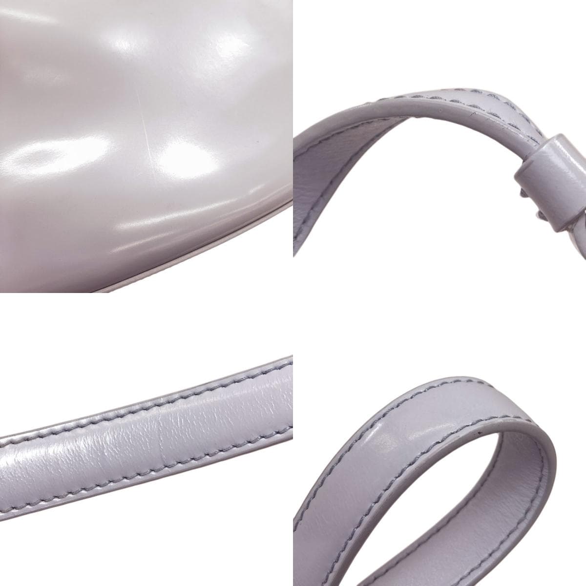 Prada Cleo One-Shoulder Shoulder Bag Calf Women's [Used] [PRADA] 9