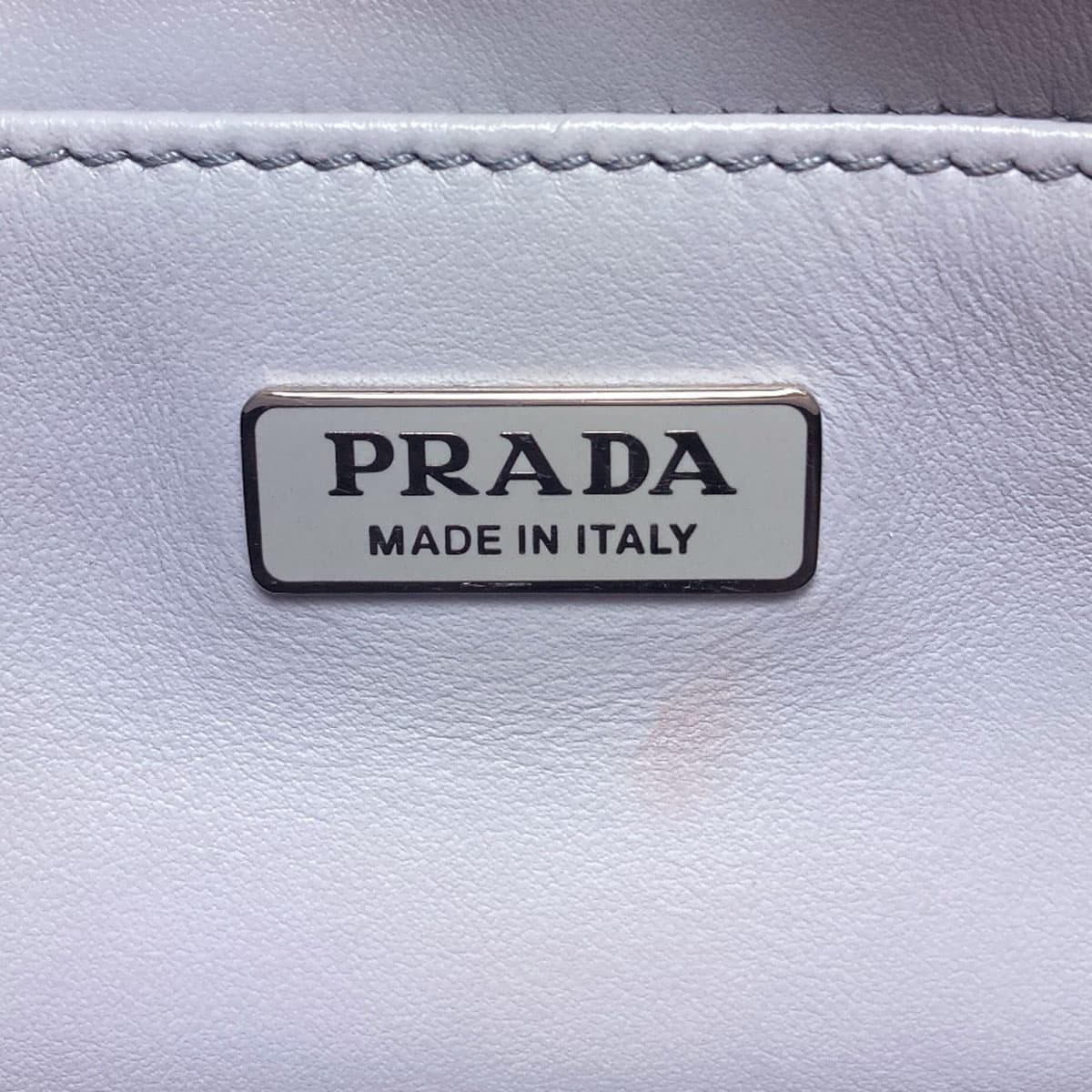 Prada Cleo One-Shoulder Shoulder Bag Calf Women's [Used] [PRADA] 6