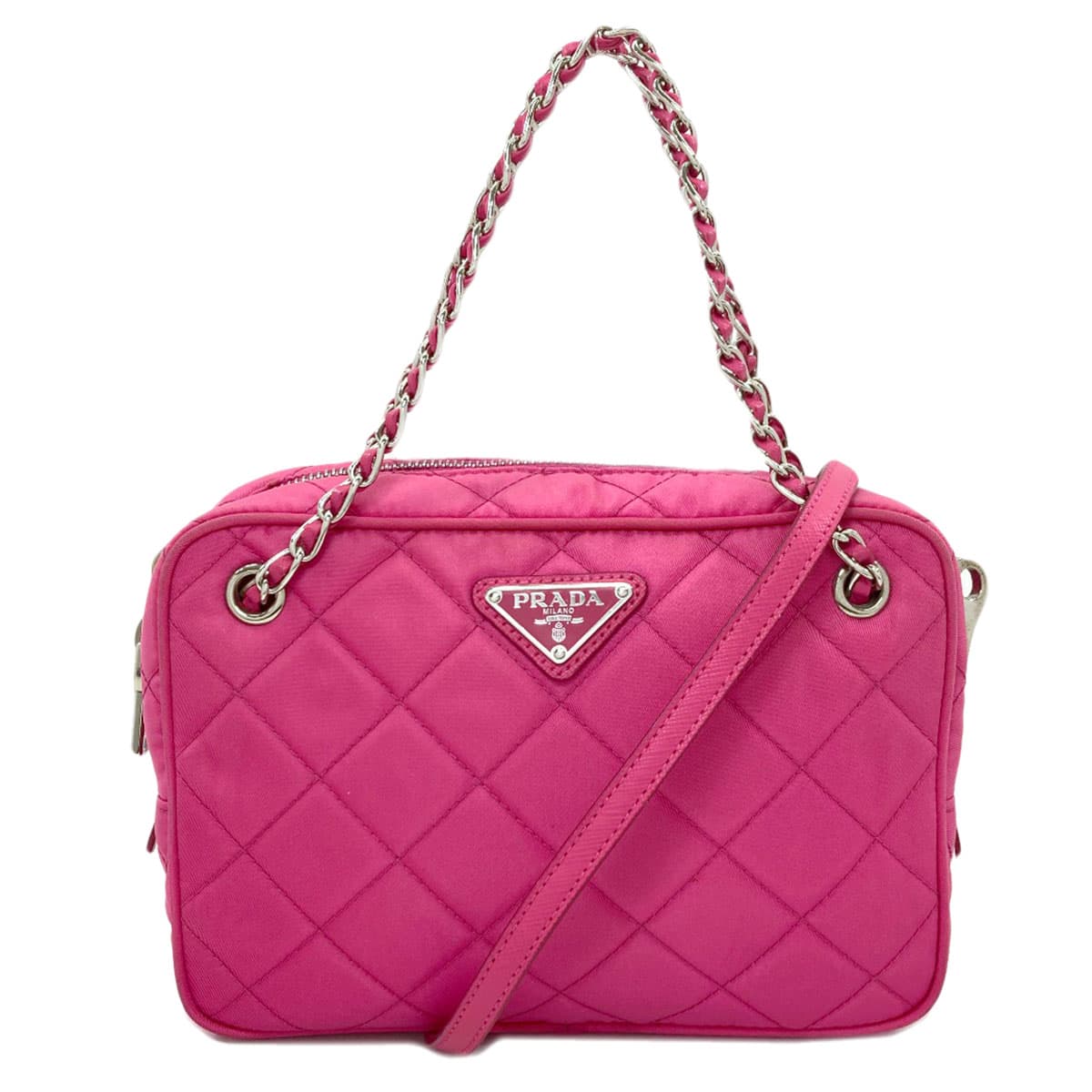 Prada Test Imputu 2-Way Shoulder Bag, Nylon, Women's [Pre-owned] [PRADA]