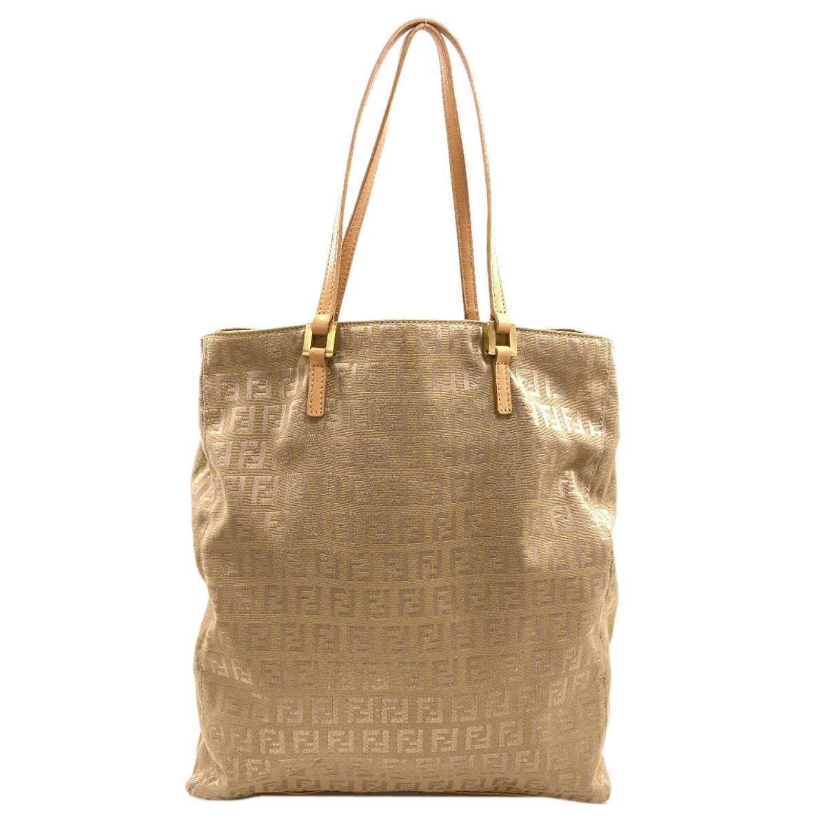 Fendi Zucca Print Handbag, Canvas, Women's [Pre-owned] [FENDI]