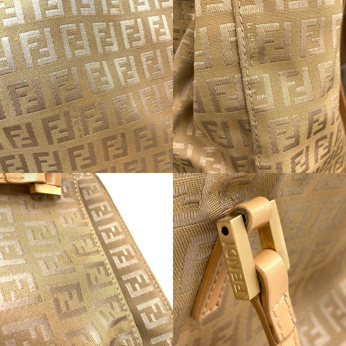 Fendi Zucca Print Handbag, Canvas, Women's [Pre-owned] [FENDI] 8