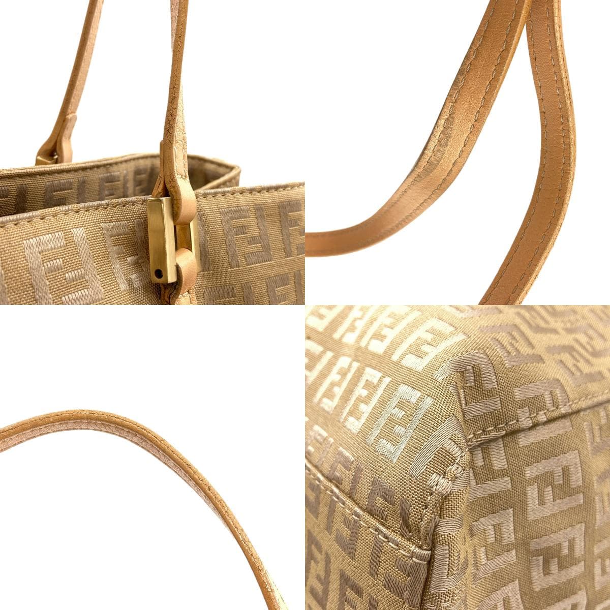 Fendi Zucca Print Handbag, Canvas, Women's [Pre-owned] [FENDI] 9