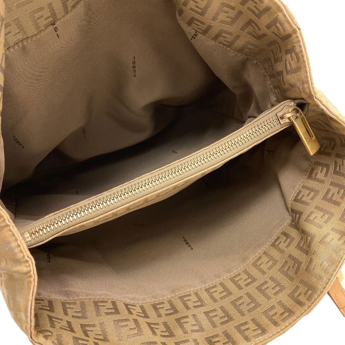 Fendi Zucca Print Handbag, Canvas, Women's [Pre-owned] [FENDI] 5