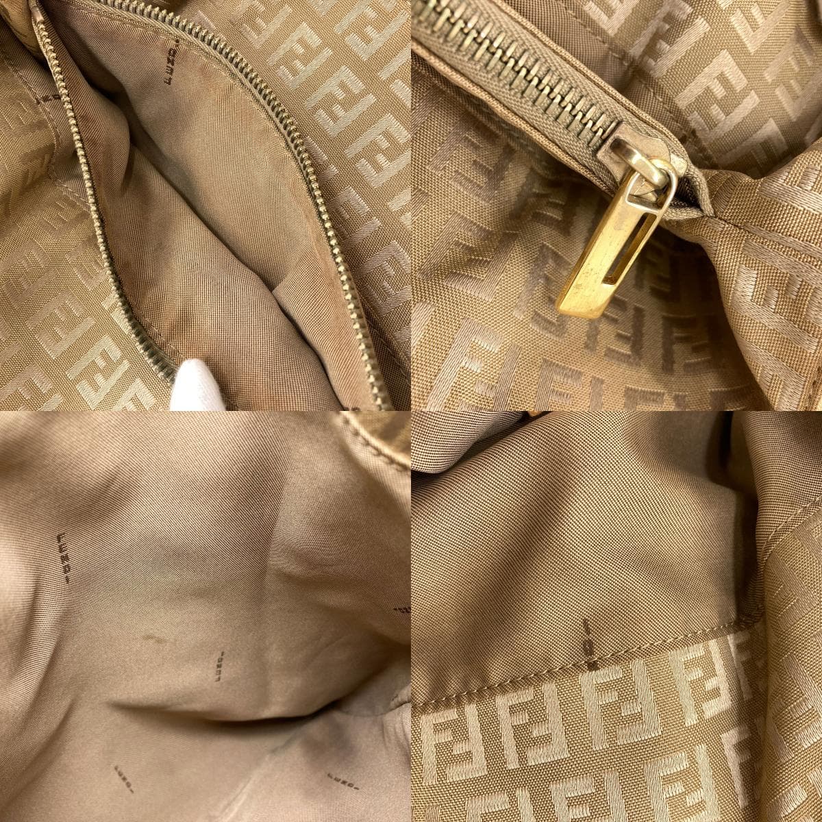 Fendi Zucca Print Handbag, Canvas, Women's [Pre-owned] [FENDI] 7