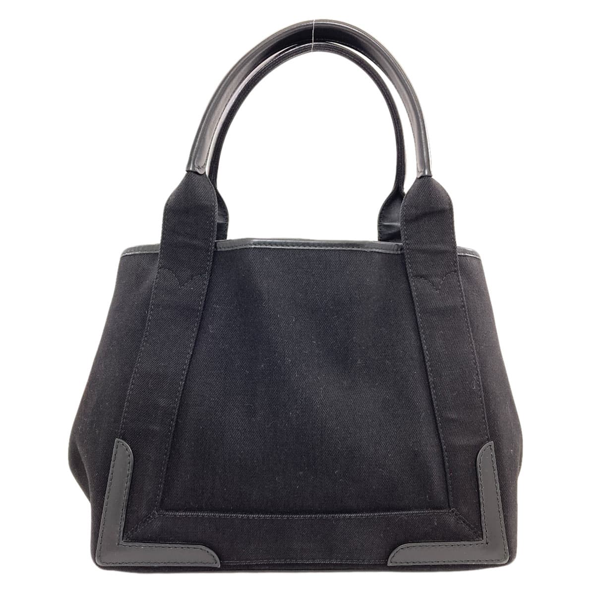 Balenciaga 339933 Navy Cabas S Handbag, Canvas, Women's [Pre-owned] [BALENCIAGA] 339933 2