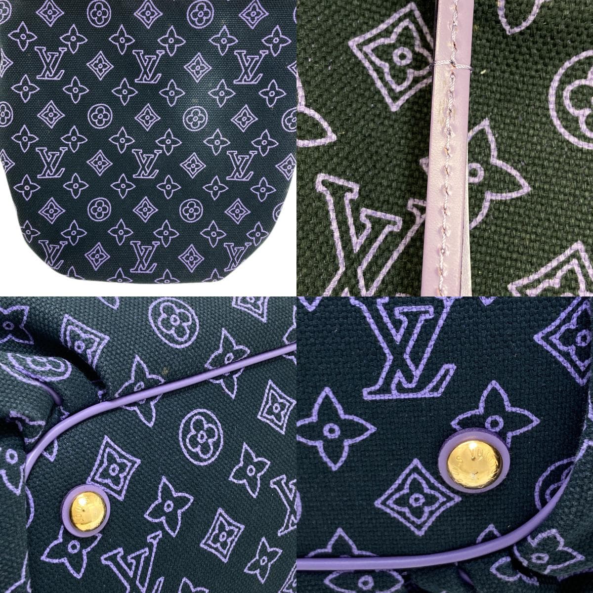 Louis Vuitton M95983 Beach Line Cabipa Panama PM Tote Bag, Canvas, Women's [Pre-owned] [LOUIS VUITTON] M95983 9