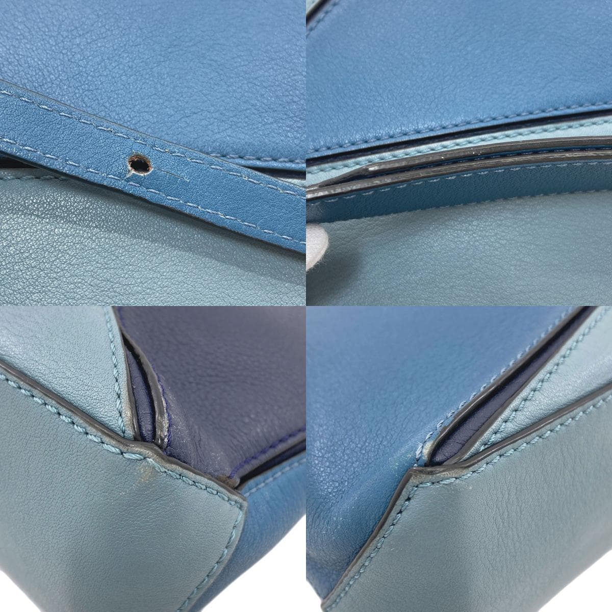 LOEWE Puzzle Shoulder Bag, Calf Leather, Women's [Pre-owned] [LOEWE] 9