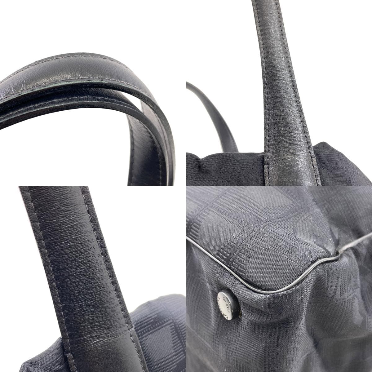 Chanel New Travel Line MM Tote Bag, Nylon, Women's [Pre-owned] [CHANEL] 9