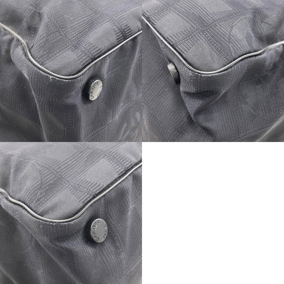 Chanel New Travel Line MM Tote Bag, Nylon, Women's [Pre-owned] [CHANEL] 10