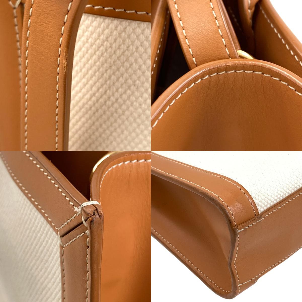 Celine Vertical Cabas 2WAY Handbag Canvas Ladies [Used] [CELINE] 8