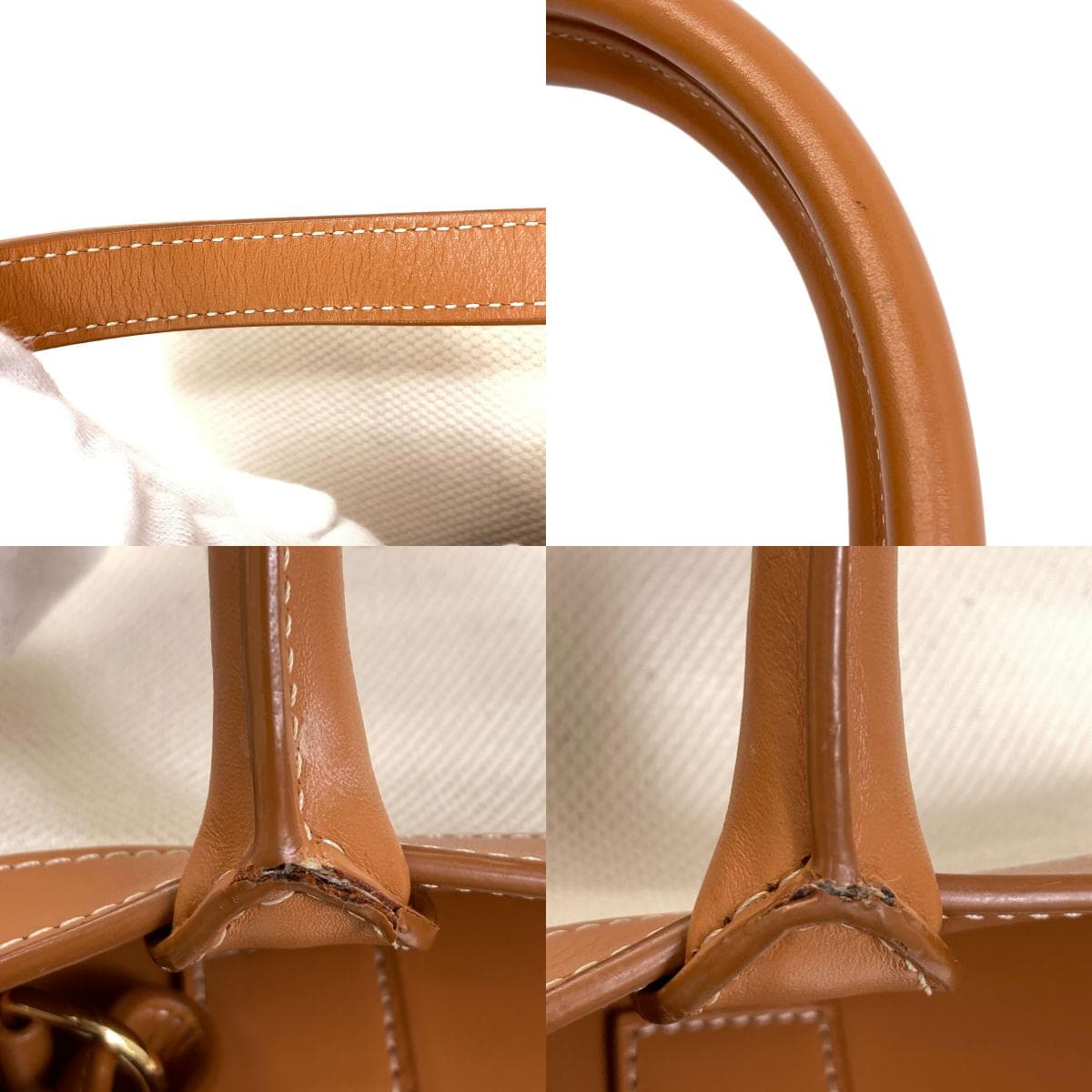 Celine Vertical Cabas 2WAY Handbag Canvas Ladies [Used] [CELINE] 9