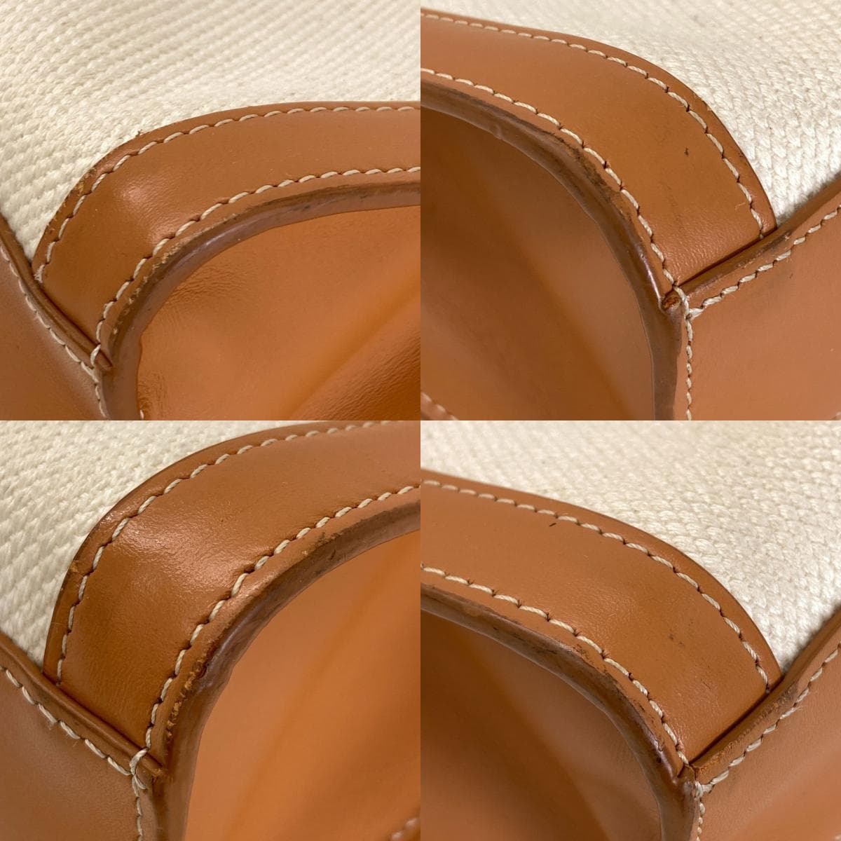 Celine Vertical Cabas 2WAY Handbag Canvas Ladies [Used] [CELINE] 10