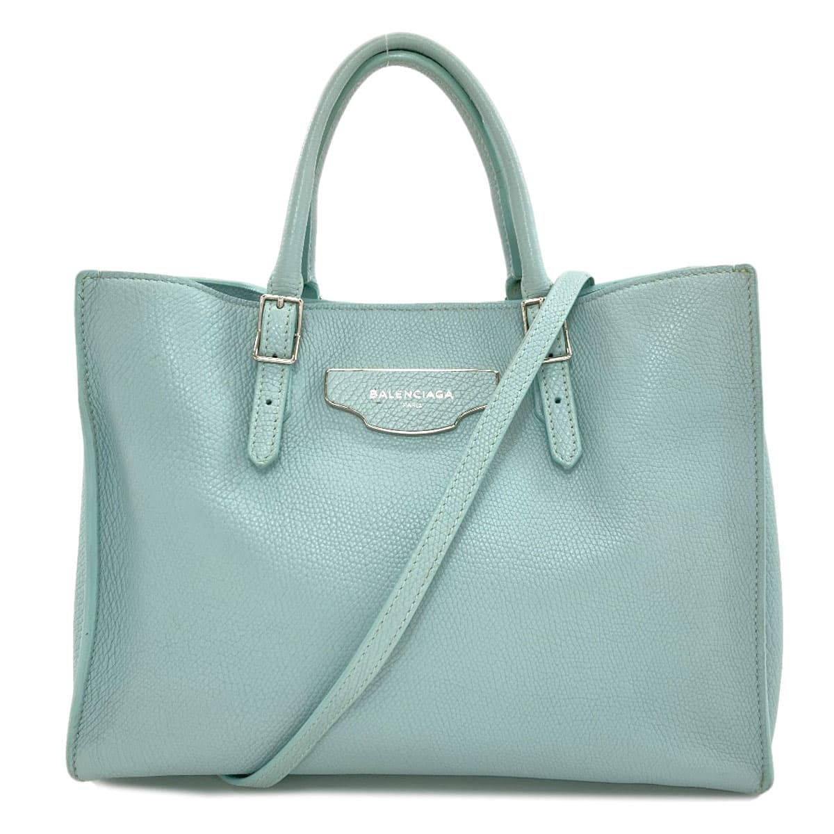 Balenciaga 399531 The Paper 2WAY Handbag Leather Ladies [Used] [BALENCIAGA] 399531