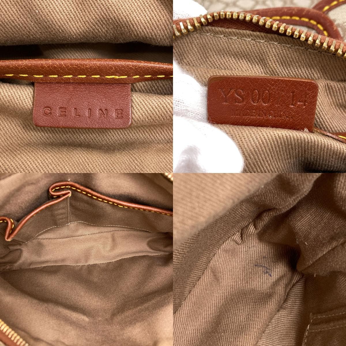 Celine Macadam Pattern Shoulder Bag Canvas Ladies [Used] [CELINE] 5