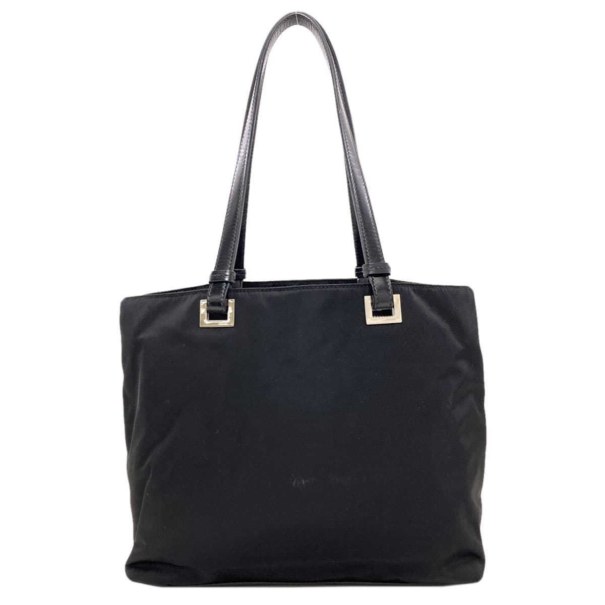 Prada logo hardware tote bag nylon material women's [used] [PRADA] 2