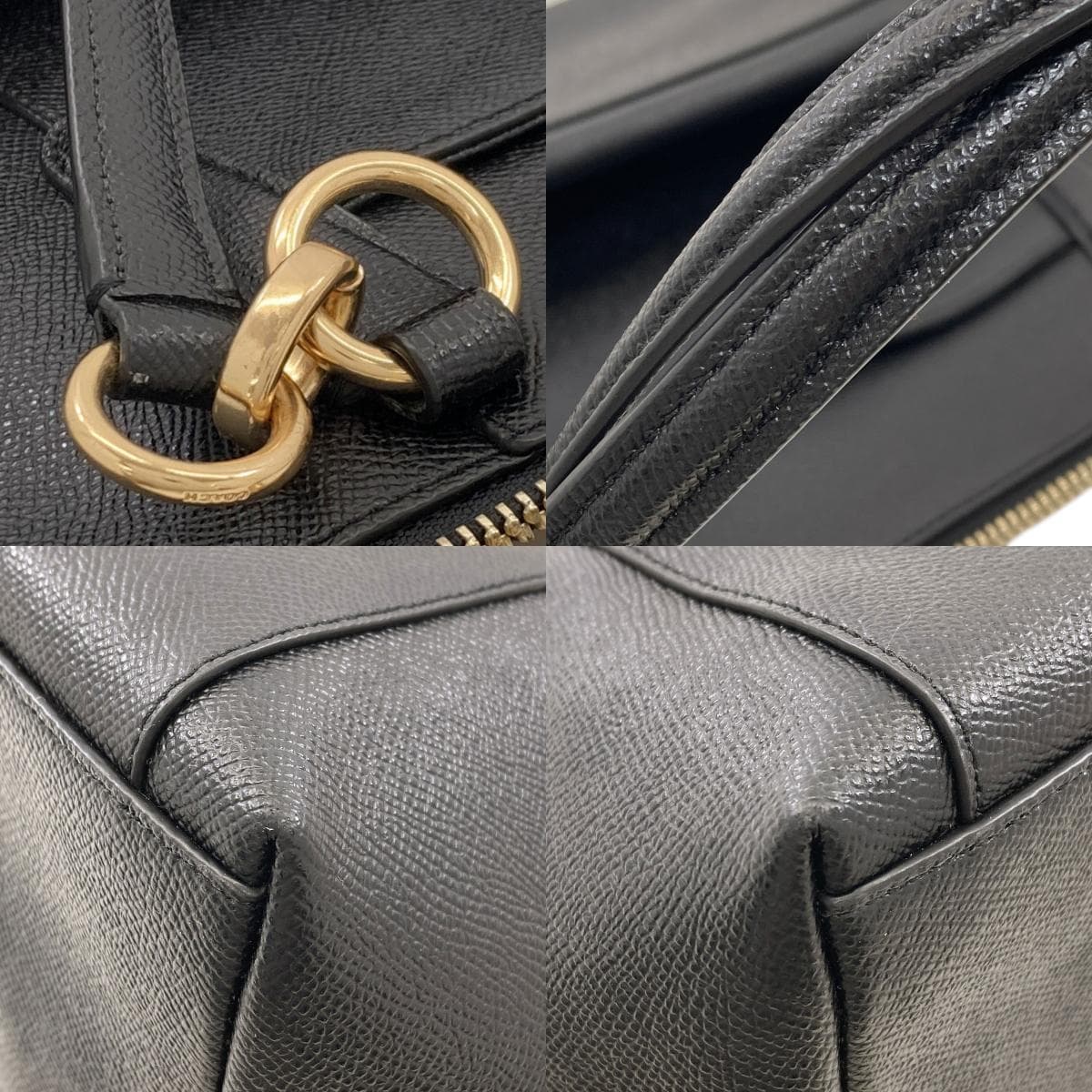 Coach F57526 Logo Tote Bag Leather for Women [Used] [COACH] F57526 9