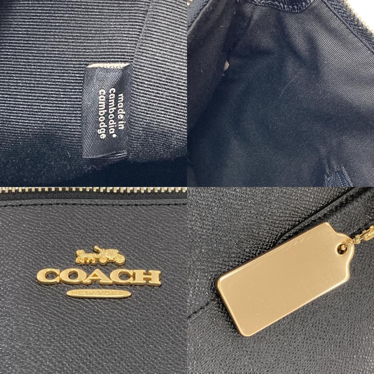 Coach F57526 Logo Tote Bag Leather for Women [Used] [COACH] F57526 7