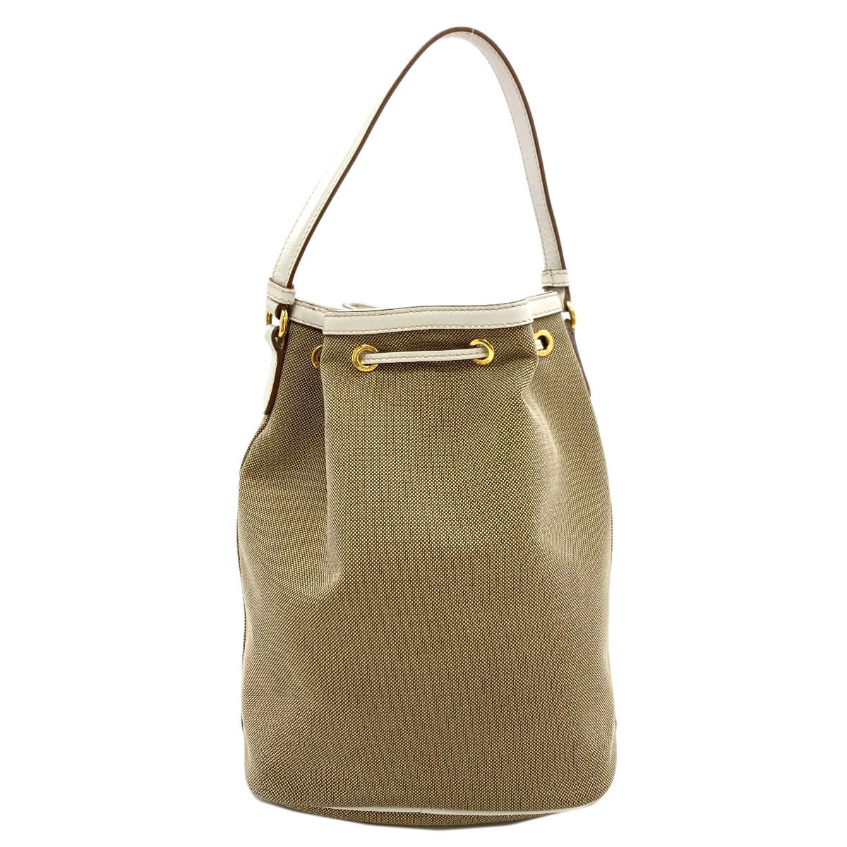 Prada Fiocco Drawstring 2WAY Handbag Canvas Ladies [Used] [PRADA] 2
