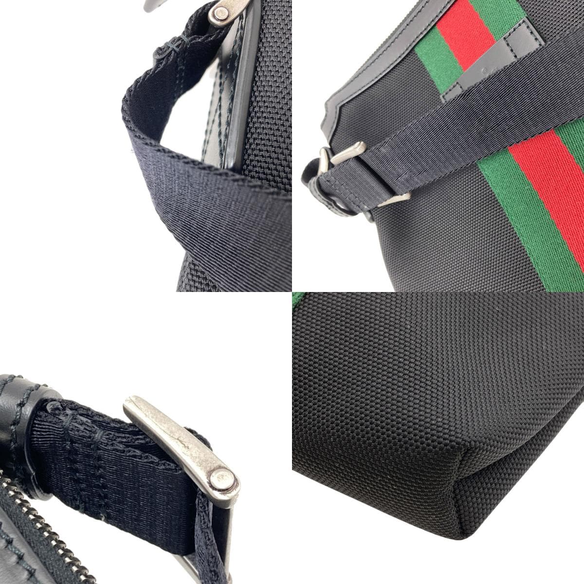 Gucci 631195 Outlet Sherry Line Shoulder Bag Nylon Canvas Ladies [Used] [GUCCI] 631195 9