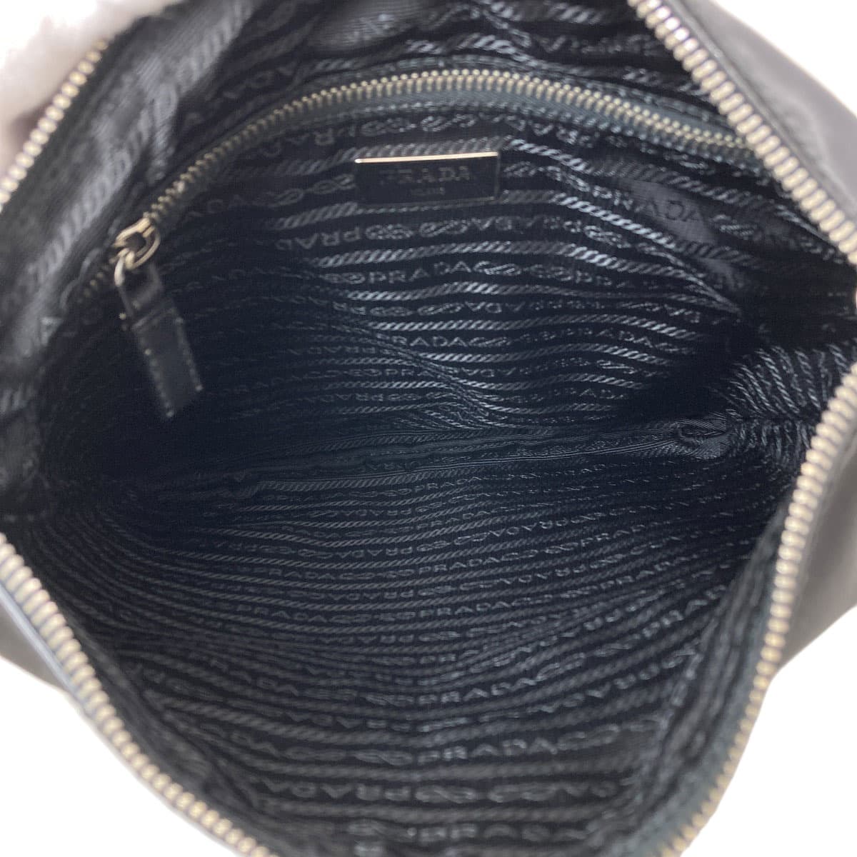 Prada BT0715 Long Shoulder Logo Hardware Shoulder Bag Nylon Material Ladies [Used] [PRADA] BT0715 5