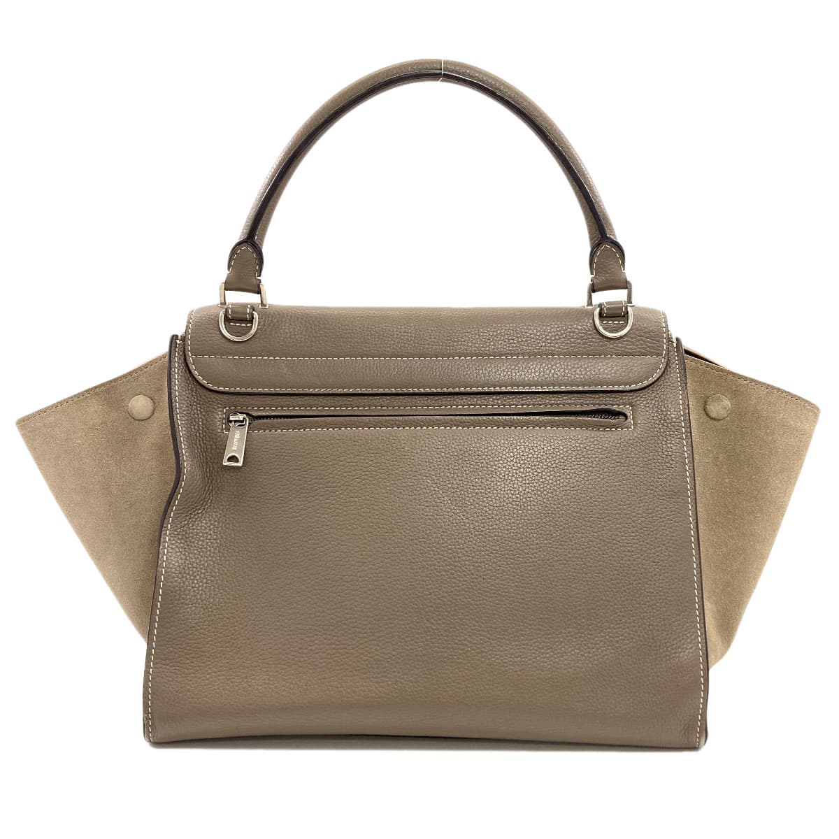 Celine Trapeze 2WAY Handbag Calf/Suede Ladies [Used] [CELINE] 2