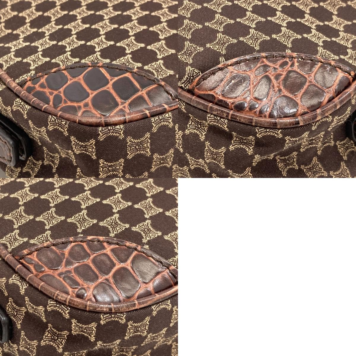 Celine Macadam Pattern Shoulder Bag Canvas Ladies [Used] [CELINE] 10