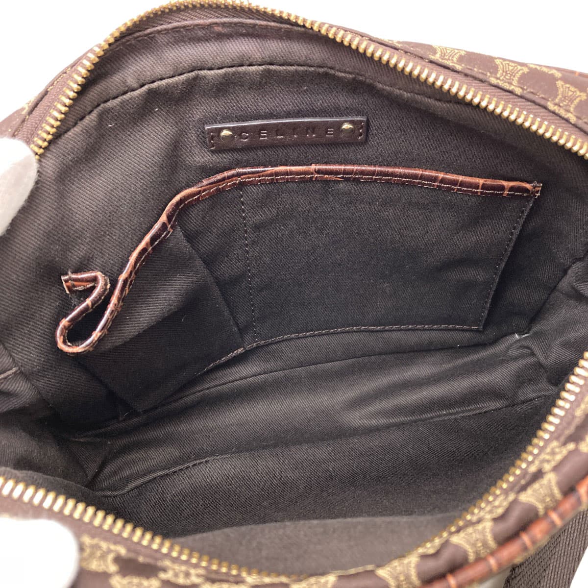 Celine Macadam Pattern Shoulder Bag Canvas Ladies [Used] [CELINE] 5