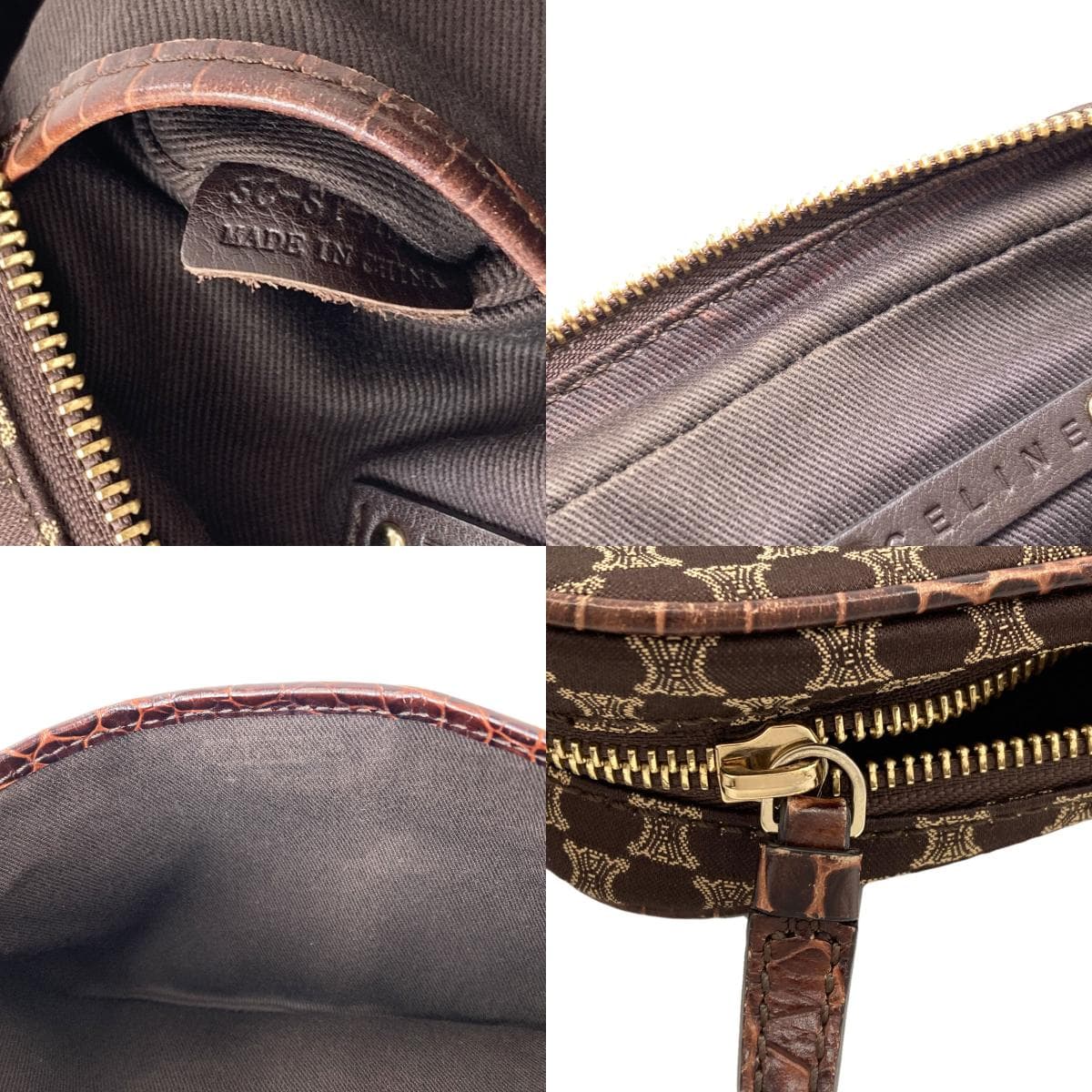 Celine Macadam Pattern Shoulder Bag Canvas Ladies [Used] [CELINE] 7