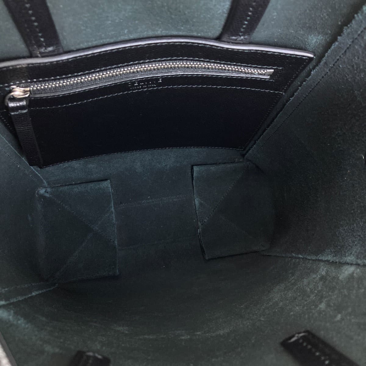 Celine Vertical Cabas 2WAY Handbag Leather Ladies [Used] [CELINE] 5