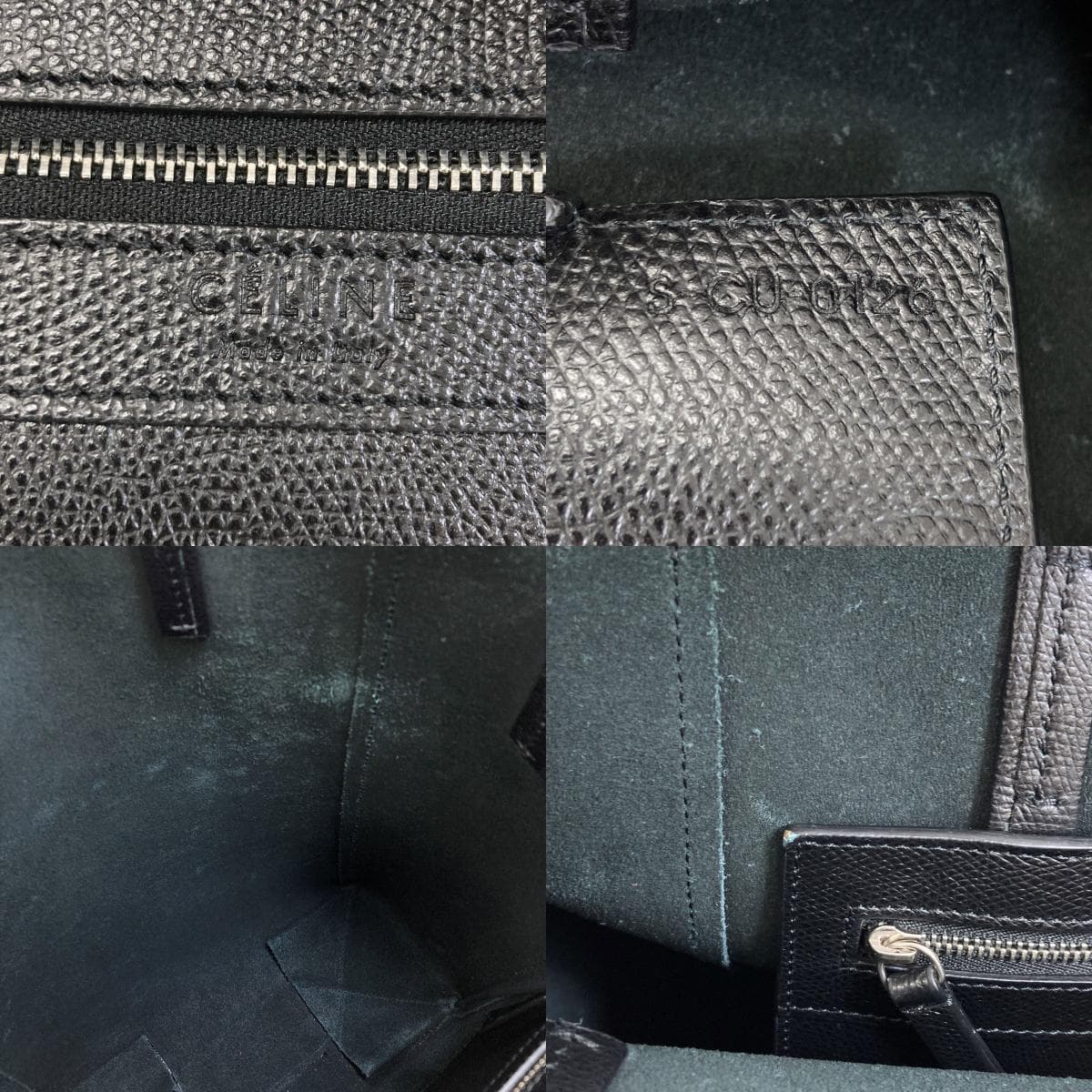 Celine Vertical Cabas 2WAY Handbag Leather Ladies [Used] [CELINE] 6