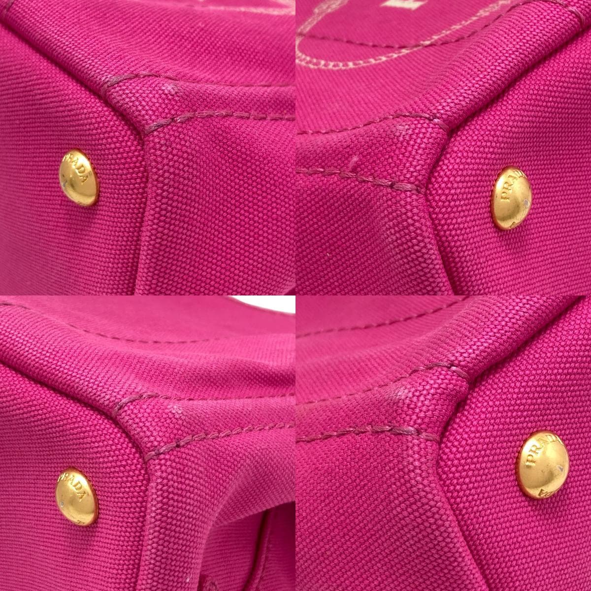 Prada Canapa Handbag Canvas Ladies [Used] [PRADA] 10