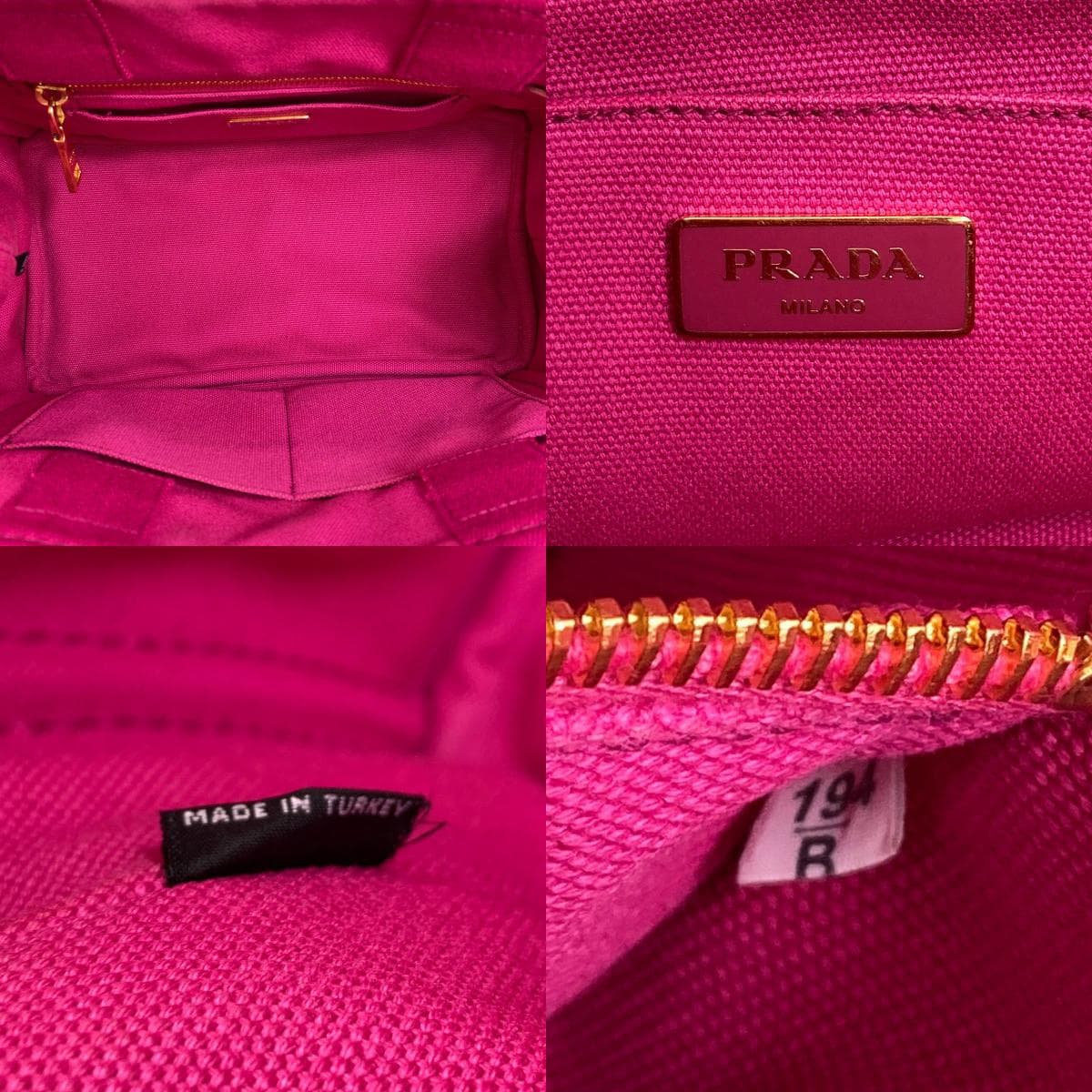 Prada Canapa Handbag Canvas Ladies [Used] [PRADA] 5