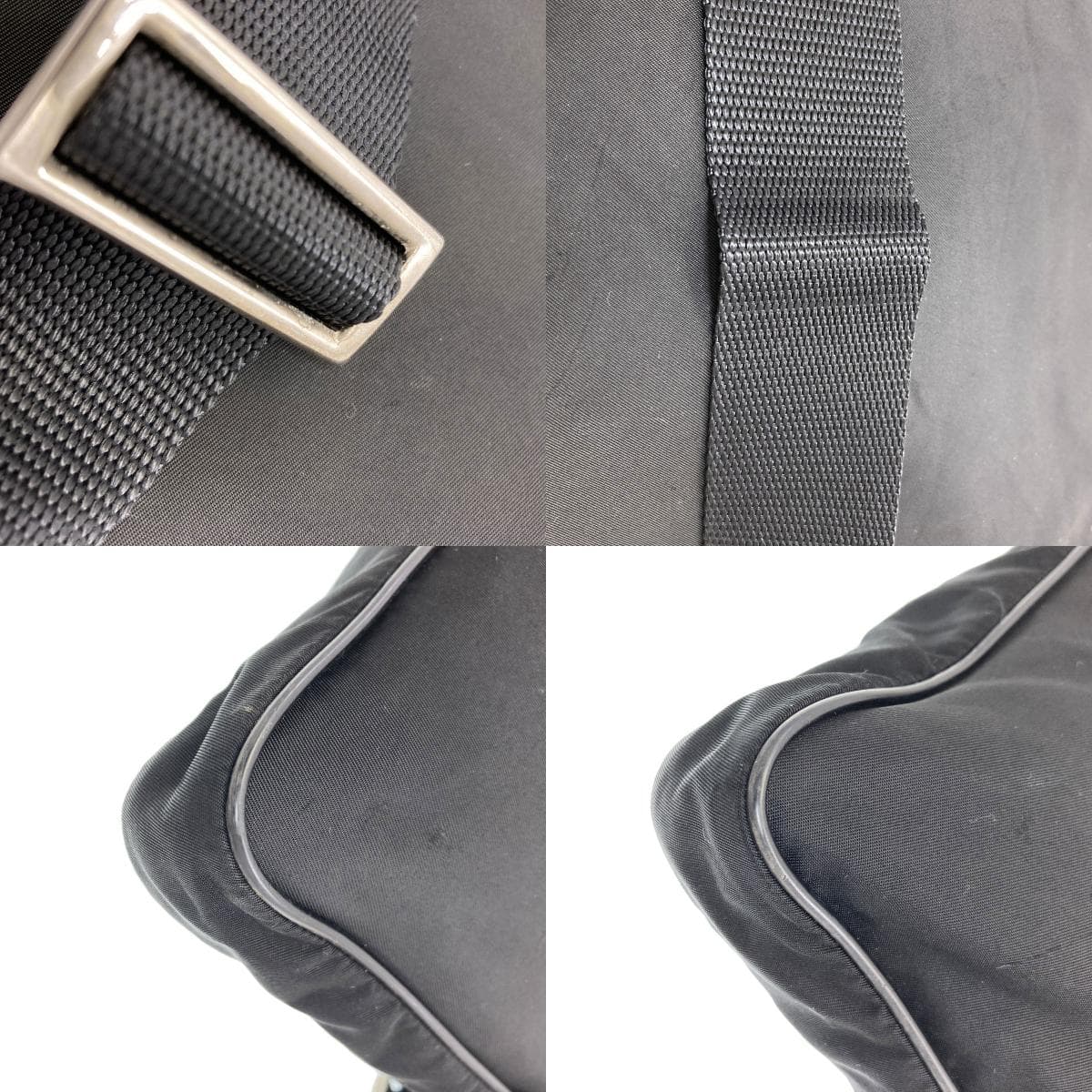 Prada logo hardware shoulder bag made of nylon material for women [Used] [PRADA] 9