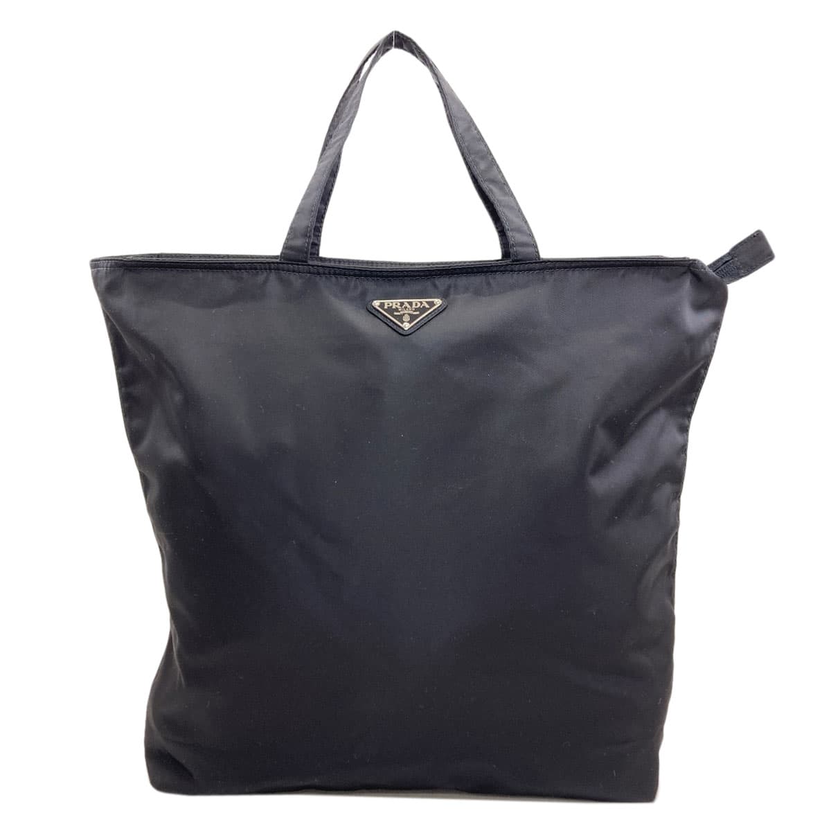 Prada logo hardware handbag made of nylon material for women [Used] [PRADA]