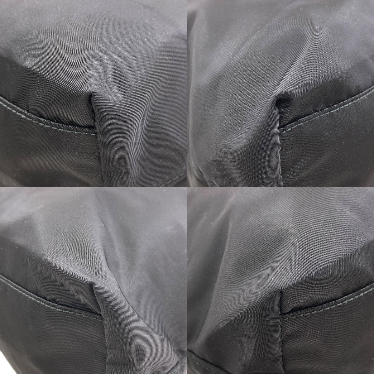 Prada logo hardware handbag made of nylon material for women [Used] [PRADA] 10