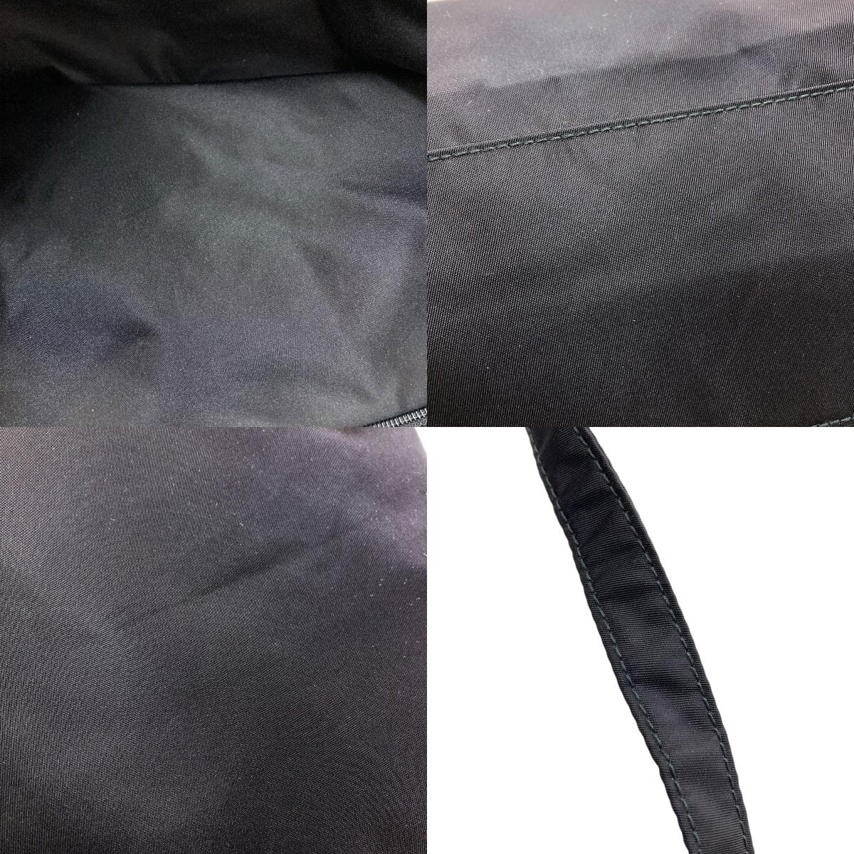 Prada logo hardware handbag made of nylon material for women [Used] [PRADA] 9