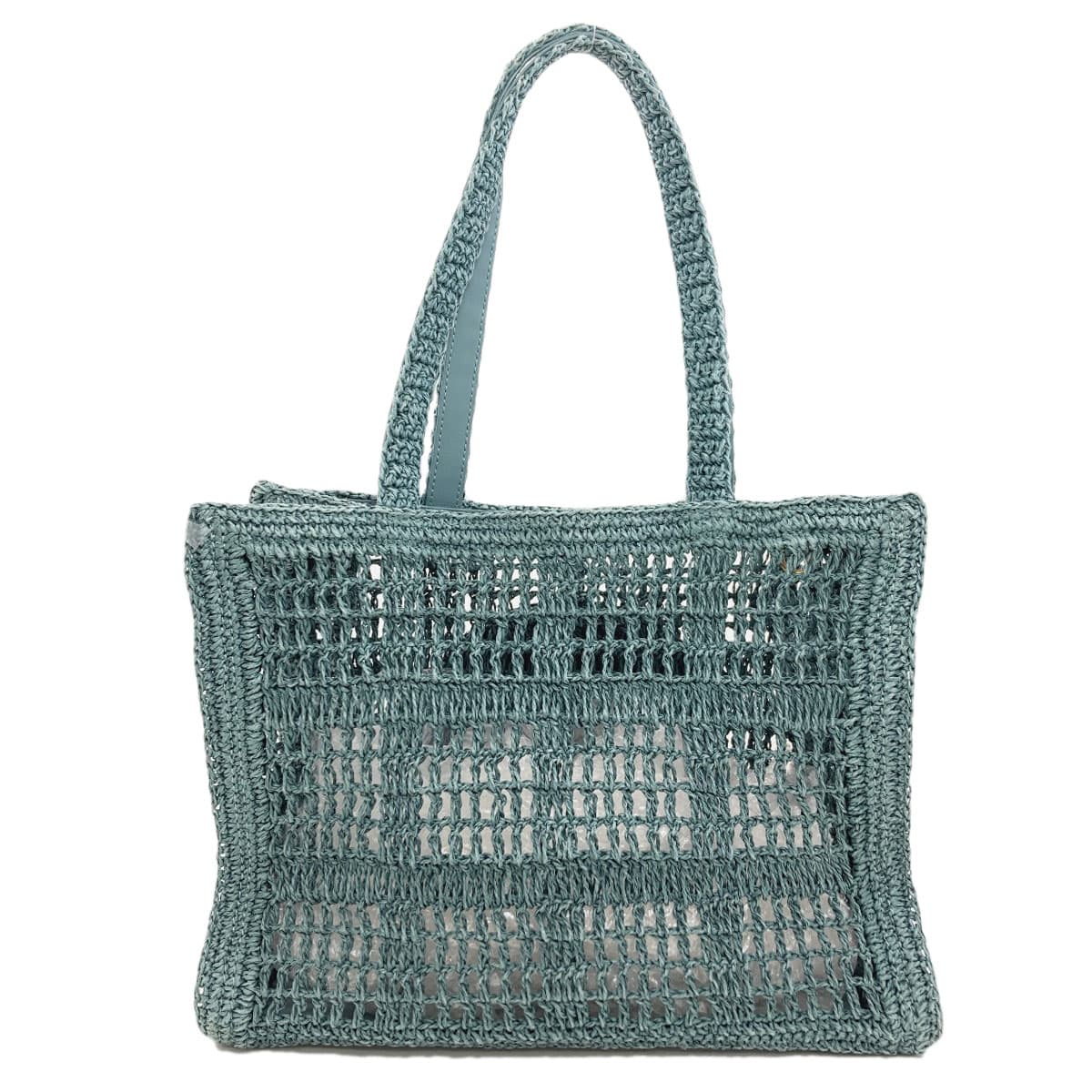 Tory Burch Ella Crochet Small Tote Bag Paper Raffia Ladies [Used] [Tory Burch] 2