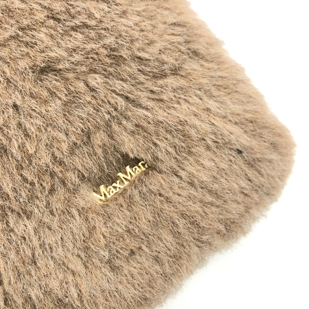 MAX MARA shoulder bag in good condition, brown fur, women's crossbody bag 4